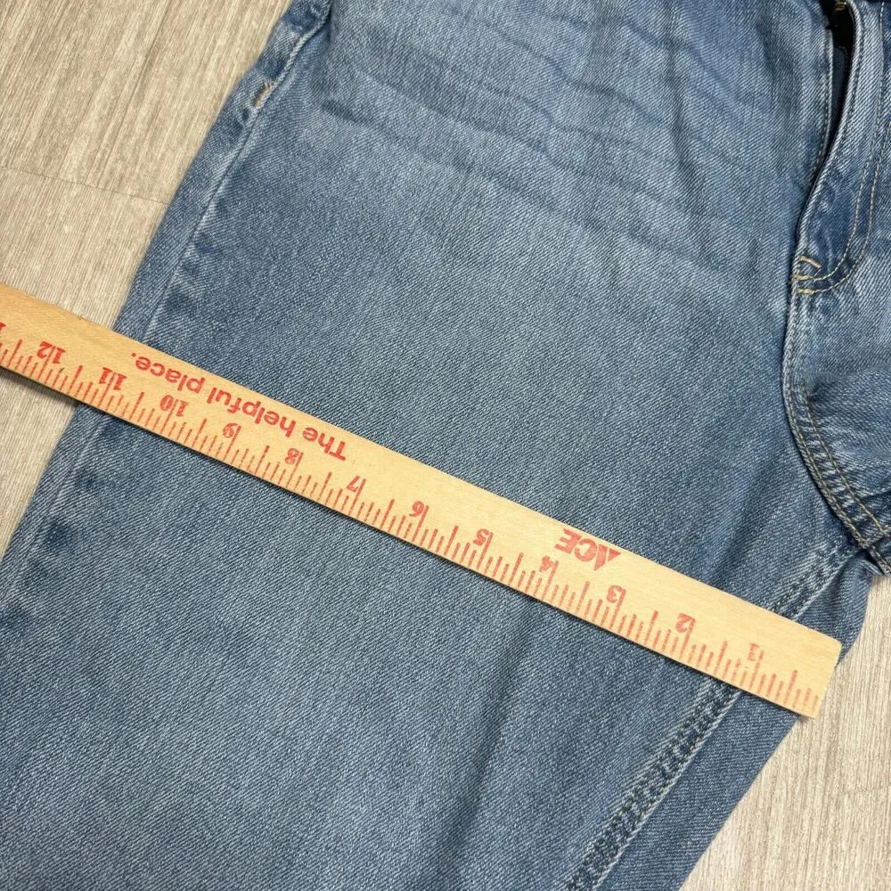 American Rag Cie Womens Jeans Cropped Wide Leg Distressed Size 9 NEW 100% Cotton - Picture 7 of 16